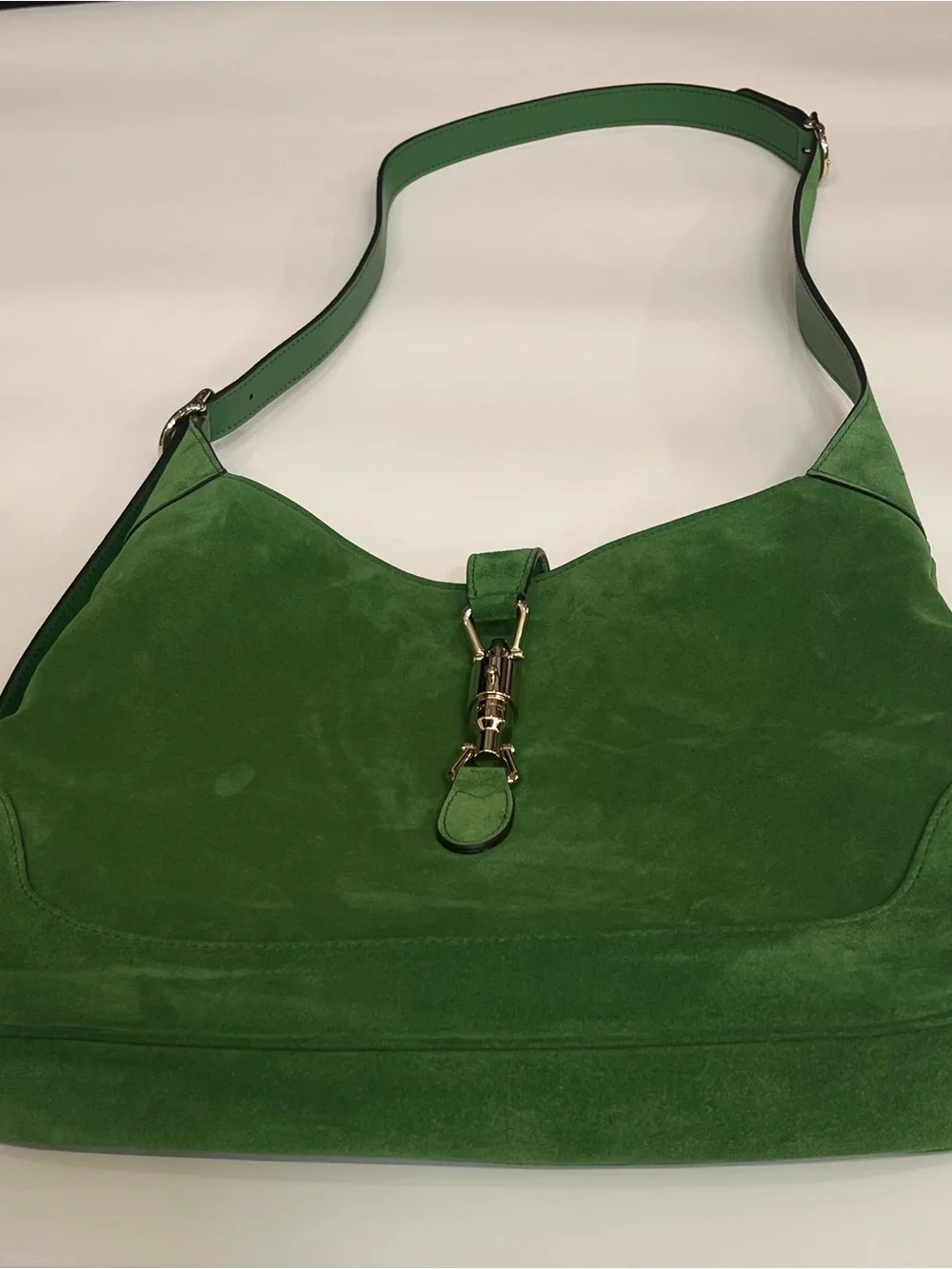 JACKIE GIORNO SUEDE HANDBAG